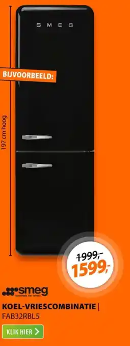 Expert Smeg koel vriescombinatie aanbieding