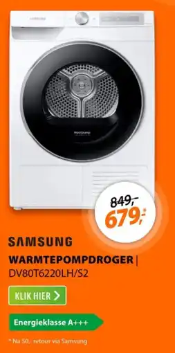Expert Samsung warmtepompdroger aanbieding