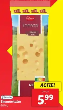 Lidl Koeling Emmentaler aanbieding