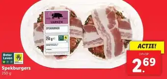 Lidl Spekburgers aanbieding