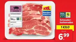 Lidl Schouder- karbonades aanbieding