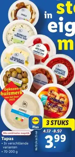 Lidl Tapas aanbieding