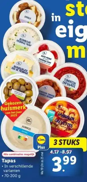 Lidl Tapas aanbieding