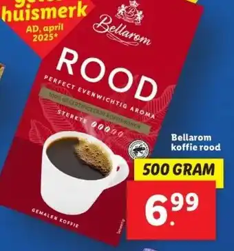 Lidl Bellarom koffie rood aanbieding