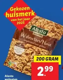 Lidl Alesto walnoten aanbieding
