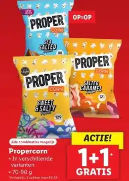 Lidl Propercorn aanbieding