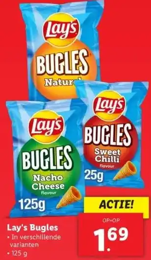 Lidl Lay's Bugles aanbieding