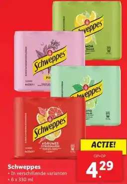 Lidl Schweppes aanbieding