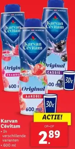 Lidl Karvan Cévitam aanbieding