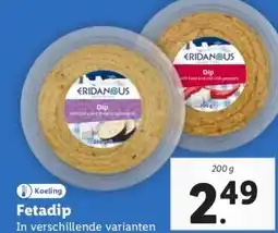 Lidl Fetadip aanbieding