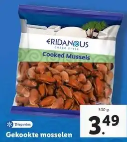 Lidl Gekookte mosselen aanbieding