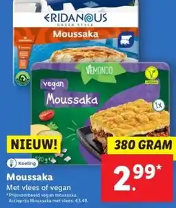 Lidl Moussaka aanbieding