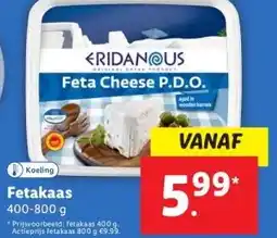 Lidl Fetakaas aanbieding
