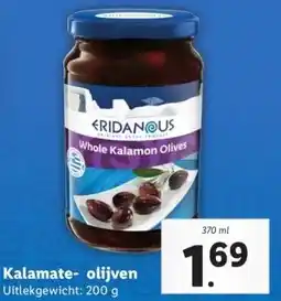 Lidl Kalamate- olijven aanbieding