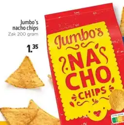 Jumbo Jumbo's nacho chips aanbieding