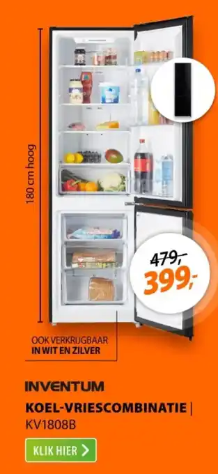 Expert Inventum koel vriescombinatie aanbieding