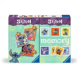 Intertoys Ravensburger Disney Stitch puzzelset + memory - 25 + 36 + 49 stukjes aanbieding