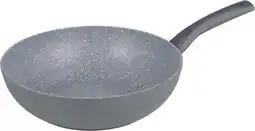 Bol.com Michelino 46136 - Wokpan - Ø 28cm - Grijs - Serie Nora grey aanbieding
