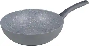 Bol.com Michelino 46136 - Wokpan - Ø 28cm - Grijs - Serie Nora grey aanbieding