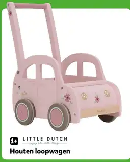 Intertoys Little dutch houten loopwagen aanbieding