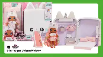 Intertoys 3 in 1 rugtas unicorn whitney aanbieding
