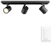 MediaMarkt PHILIPS HUE Runner opbouwspot WA DS 3-spots Zwart aanbieding