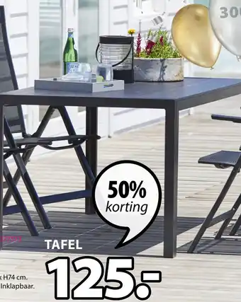 Jysk Maderup tafel aanbieding