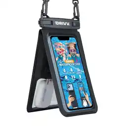 ANWB Drivv. Waterdicht Telefoonhoesje 2 In 1 Zwart aanbieding