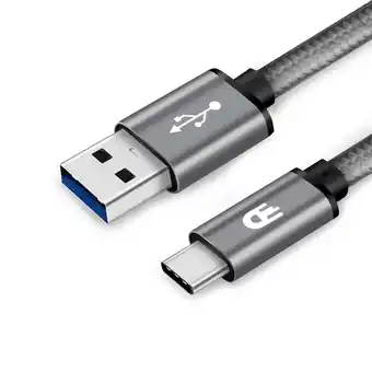 ANWB Drivv. USB naar USB-C Kabel 3 meter Grijs aanbieding