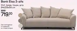 Leen Bakker Bank elsa 3 zits aanbieding