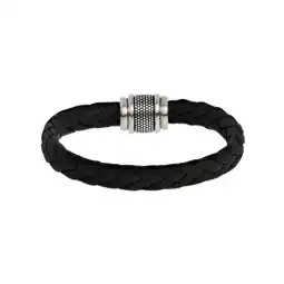 Douglas Lucardi Armband Leer zilverkleurig aanbieding