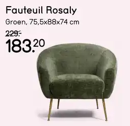Leen Bakker Fauteuil rosaly aanbieding