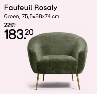 Leen Bakker Fauteuil rosaly aanbieding