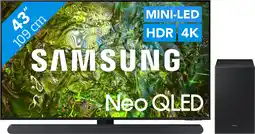 Coolblue Samsung Neo QLED 4K 43QN90D (2024) + Soundbar aanbieding