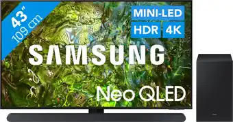 Coolblue Samsung Neo QLED 4K 43QN90D (2024) + Soundbar aanbieding