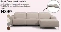 Leen Bakker Bank dave hoek rechts aanbieding