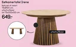 Leen Bakker Eetkamertafel Irene aanbieding