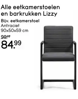 Leen Bakker Alle eetkamerstoelen en barkrukken lizzy bijv eetkamerstoel aanbieding