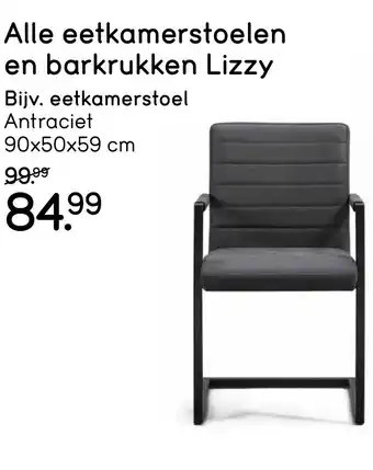 Leen Bakker Alle eetkamerstoelen en barkrukken lizzy bijv eetkamerstoel aanbieding