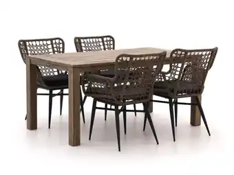 Kees Smit Intenso Busso/ROUGH-S 160cm dining tuinset 5-delig aanbieding