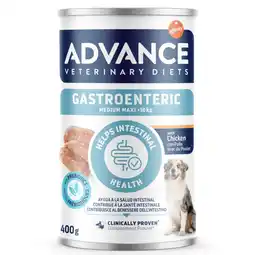 Zooplus Voordeelpakket: 6x400g Advance Dierendiëten Gastroenteric Medium/Maxi natvoer voor honden aanbieding