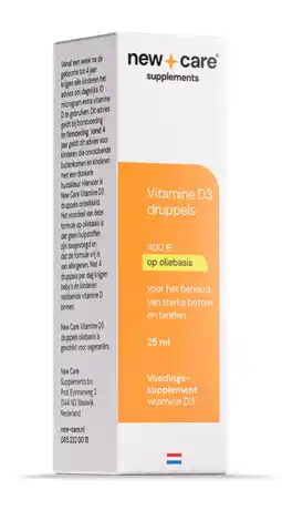 De Online Drogist New Care D3 Oliebasis Druppels 25ML aanbieding