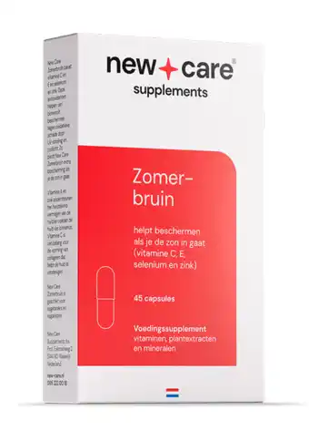 De Online Drogist New Care Zomerbruin Capsules 45CP aanbieding