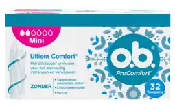 De Online Drogist OB ProComfort Tampons Mini 32ST aanbieding