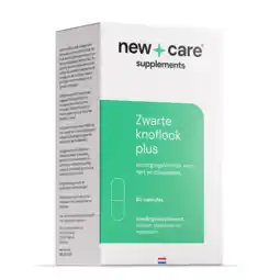 De Online Drogist New Care Zwarte Knoflook Plus Capsules 60CP aanbieding