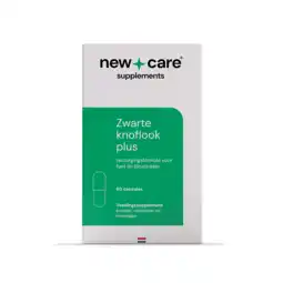 De Online Drogist New Care Zwarte Knoflook Plus Capsules 60CP aanbieding