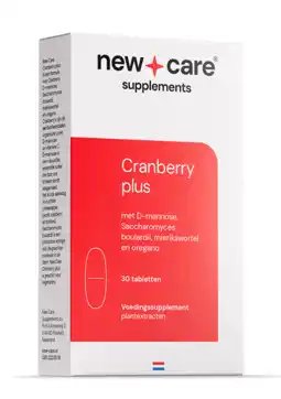 De Online Drogist New Care Cranberry Plus Tabletten 30TB aanbieding