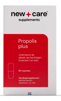 De Online Drogist New Care Propolis Plus Capsules 60CP aanbieding