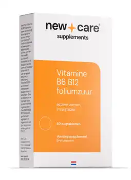 De Online Drogist New Care Vitamine B6, B12, Foliumzuur Zuigtabletten 60TB aanbieding