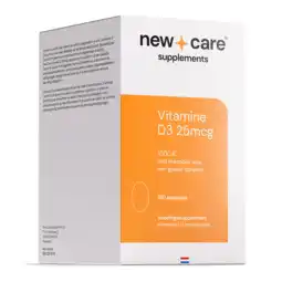 De Online Drogist New Care Vitamine D3 25mcg Capsules 180CP aanbieding